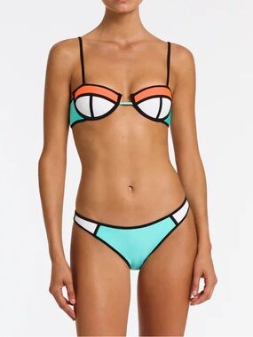 Triangl POPPY - TUTTI FRUTTI NEOPRENE BALCONETTE BIKINI SET